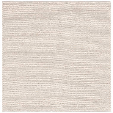 Charvik Solid Color Handmade Area Rug in Ivory