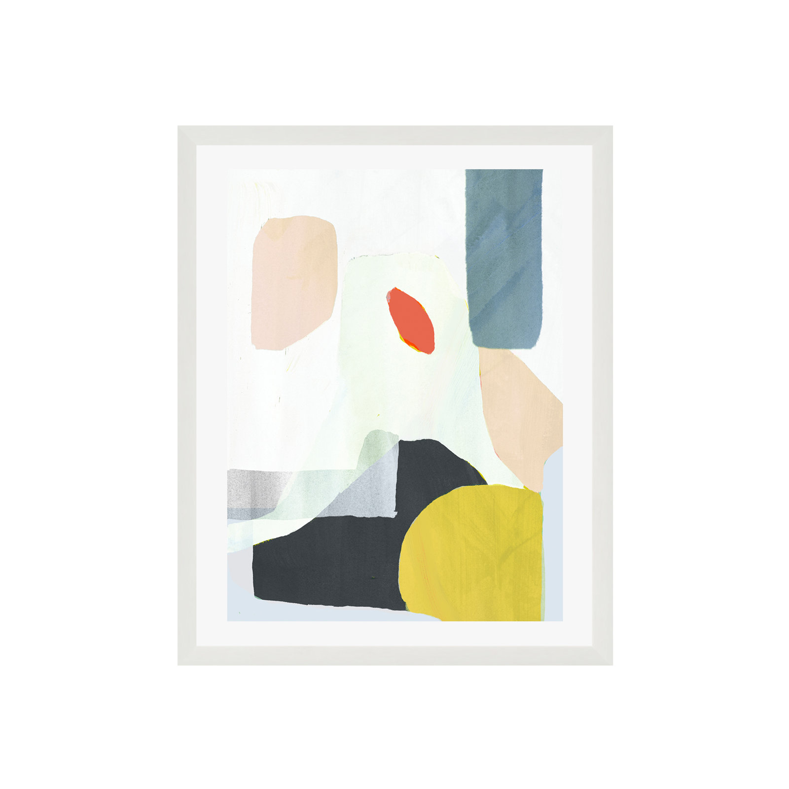 Summer Salad II by Victoria Borges, White, 41.8" H x 29.8" W x 1.18" D
