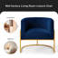 Fauteuil demi-tonneau en velours 28,25 po Vanjo-1564937131