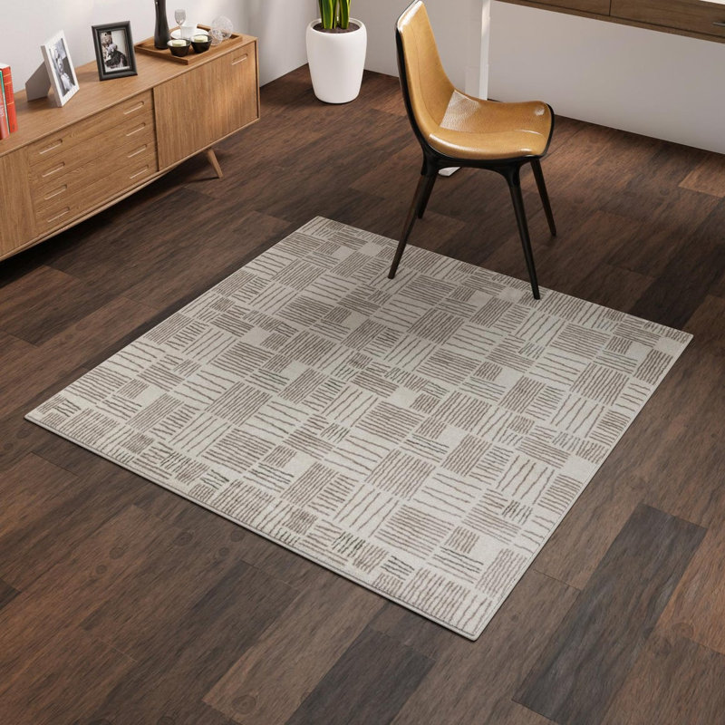 Anaka Geometric Indoor Rug, Square 7'10"