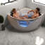 Baignoire et tourbillon de salle de bain Modern