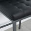 Chaise parsons en métal capitonnée Mariaines-1486094362