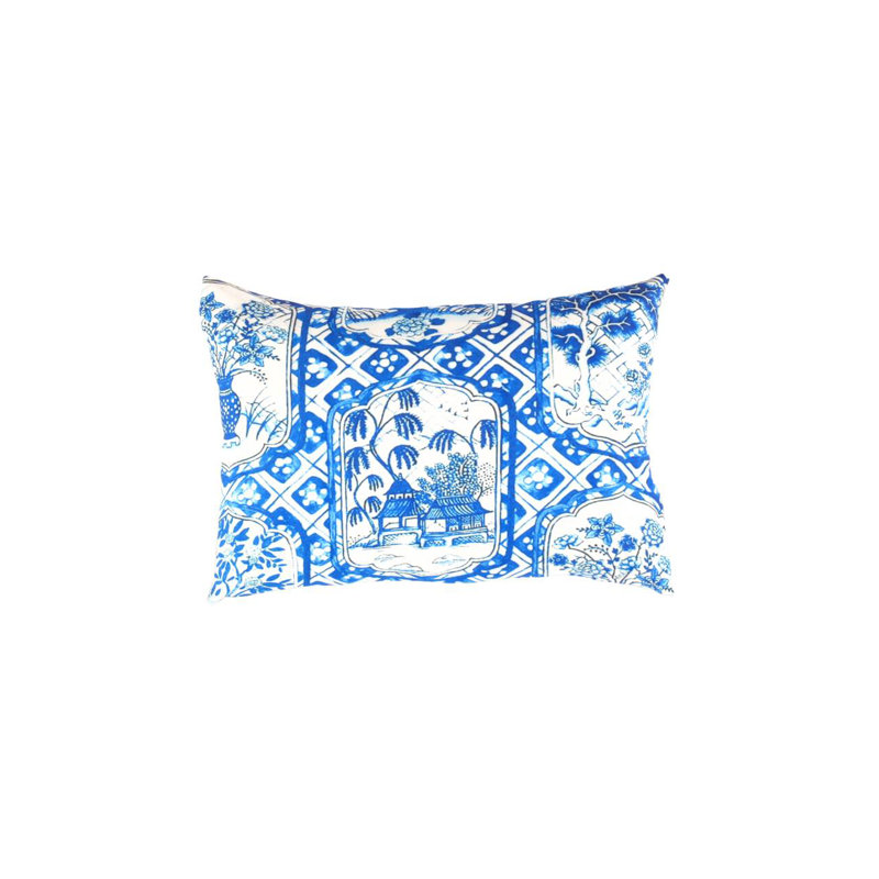 Oreiller tropical turc en soie fine 16 po x 24 po