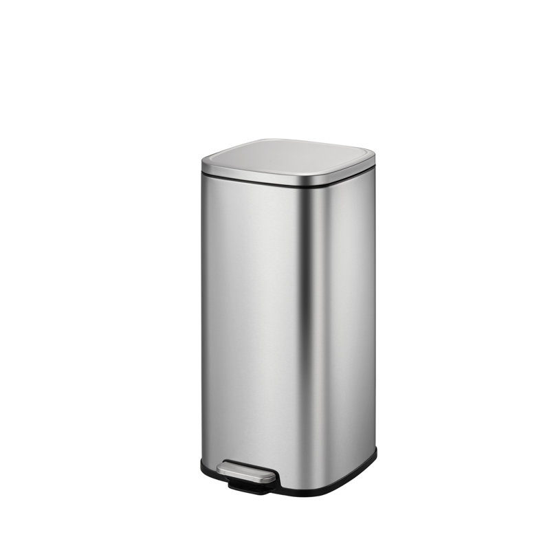 Stella Stainless Steel 30 Litre Step On Recycling Bin, Stainless Steel