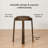 Angus Solid Wood Round Top End Table