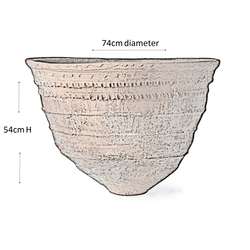 The Mediterranean Collection Handmade Pot Planter, Terracotta