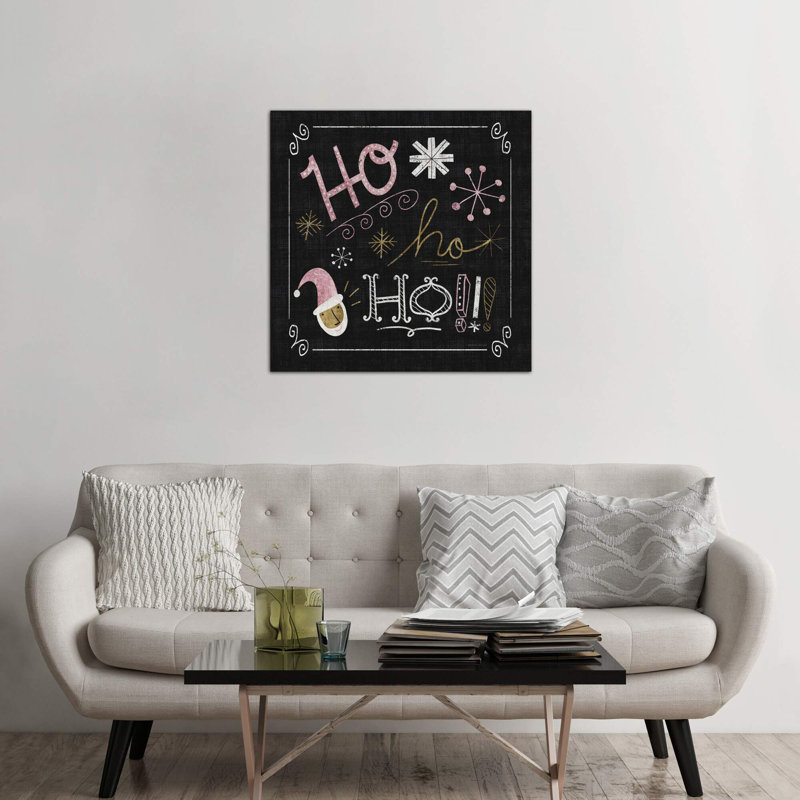 Quirky Christmas Santa Metallic by Michael Mullan - Wrapped Canvas Print, 45.72 cm H x 45.72 cm W x 1.91 cm D