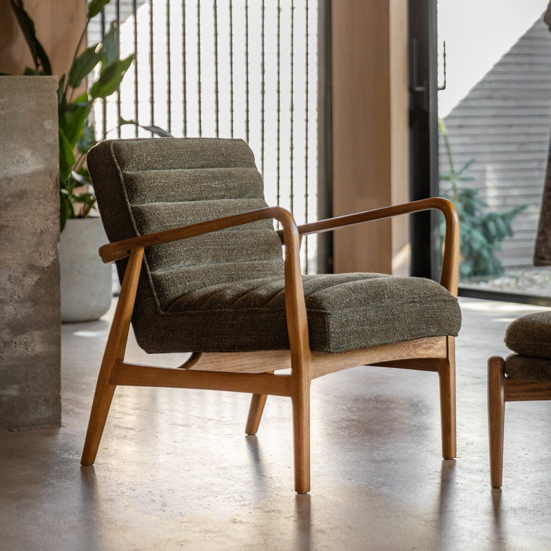 Kerrvile Luxury Sheepskin Armchair, Green