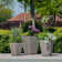 Rattan Planter Set