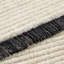 Tapis ivoire / noir tissé à la machine-61812656