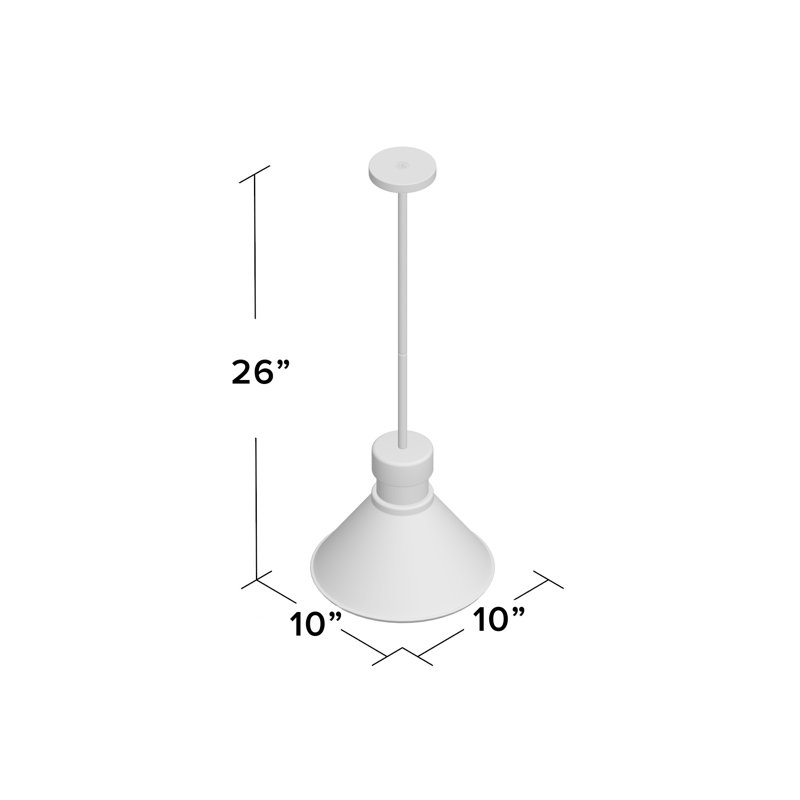 Magaret 1 - Light LED Single Pendant, Dark Bronze/Copper