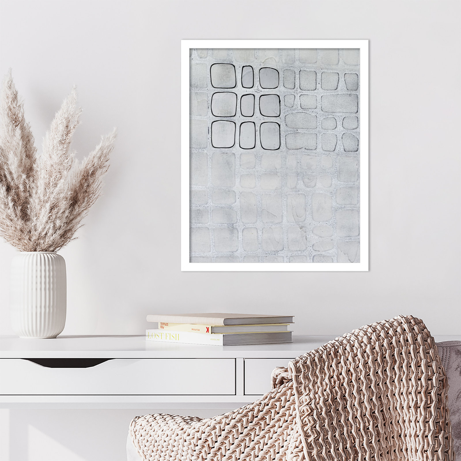Lumen Colour I Print by Vanna Lam, 21" H x 17" W, White