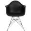 Chaise en plastique Herculaneum avec base chromée-24628020