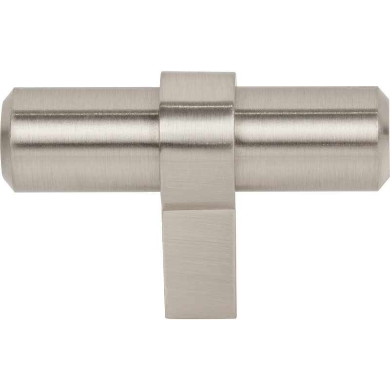 Key Grande 2" Length "T" Knob, Satin Nickel