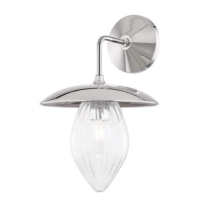Mitzi Lana Armed Sconce, Polished Nickel