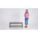47" Lift Top Storage Bench with Shelf