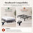 Omariah Solid Wood Traditional Slat Sleigh Headboard-306556690-306556691