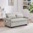 Pull Out Sleep Sofa Bed Loveseats Sofa Couch With Adjsutable Backrest