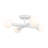 Milk Glass Shades Semi Flush Mount