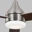 Ventilateur de plafond standard intelligent à 3 pales DEL avec pièces de contrôle de ventilateur et ensemble d'éclairage inclus-1135759604-1107987590