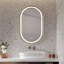 Metal Oval Floor Mirror-1376951357