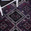 Tapis mauve / noir Drummans Southwestern-424322904