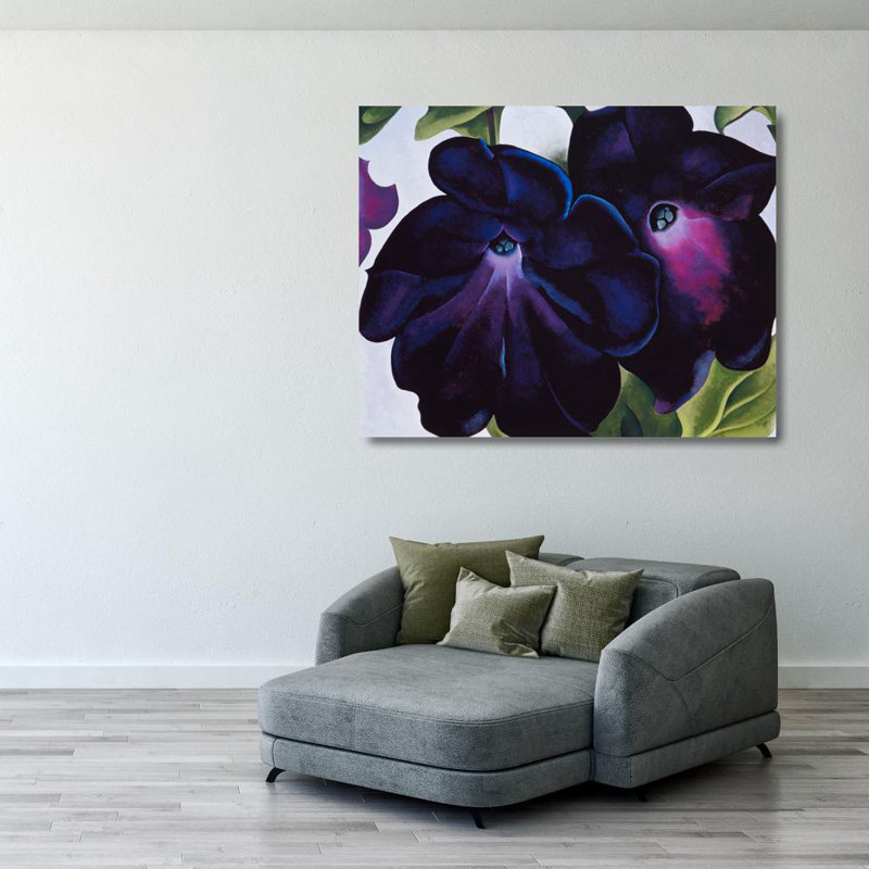 Black and Purple Petunias