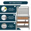 Solid Wood Potting Bench