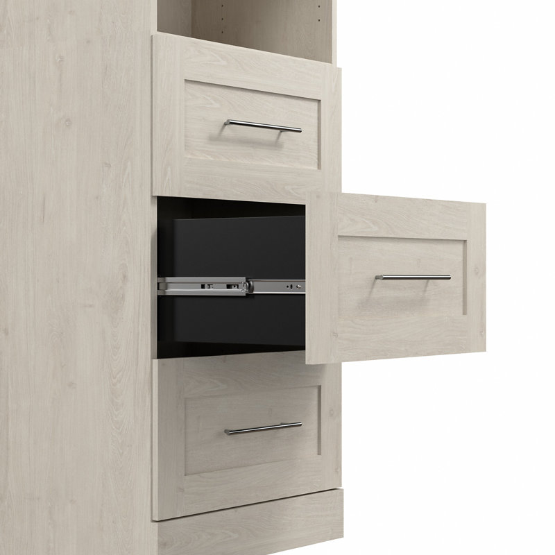 Tiroir Arlex, Chêne blanc lin, H 37,68 po x l 35,47 po x P 17 po