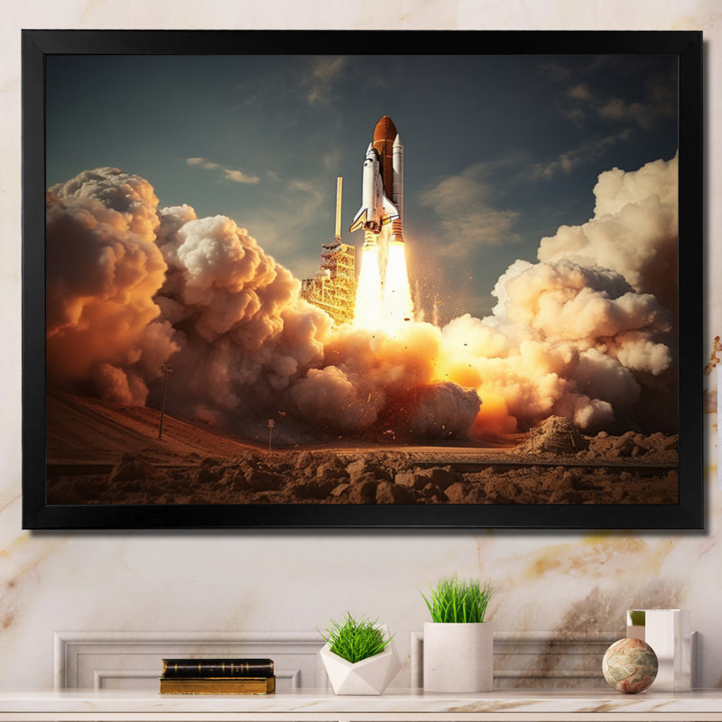 Reproduction sur toile Kolie, Cadre simple noir, H 34 po x l 44 po x P 1,5 po