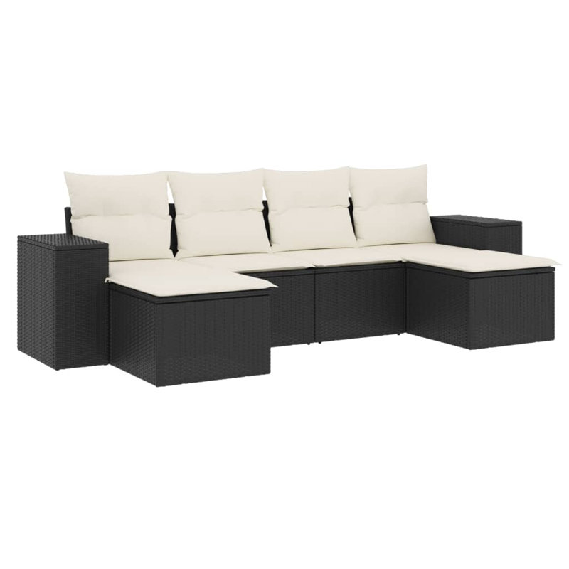 Ensemble de canapé de jardin Vidaxl PE