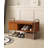 31.1" Brown Rectangular Solid Wood Shoe Storage