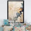 Arbre bleu et beige, tilleul américain - impressions d'art mural-97170226-97170220
