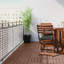 Carreaux de sol en plastique imbriqués, carreaux de terrasse antidérapants robustes pour patio, balcon, bord de piscine intérieur extérieur (ensemble de 44)-122760795
