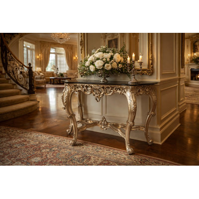 Pensford 53'' W Marble Console Table
