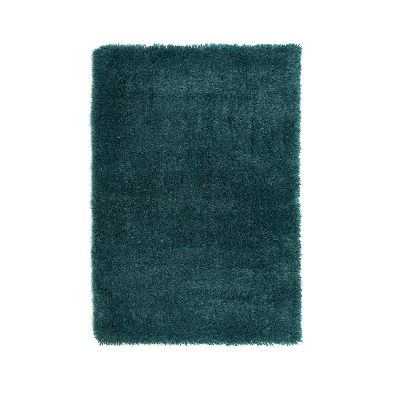 Dorota Solid Colour Hand Woven Area Rug, Rectangle 90 x 150cm
