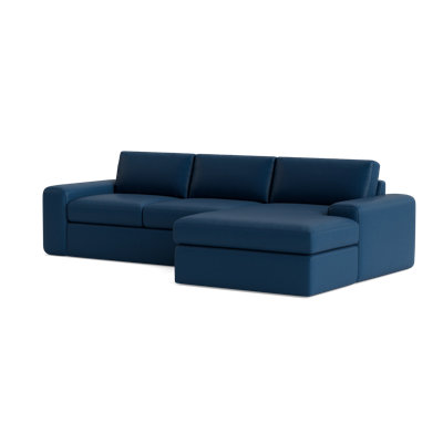 The OG Leather Chaise Sectional