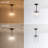 Braian Glass Semi Flush Mount