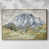 Toile avec cadre flottant or