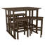Arbnora Rectangular 4 - Person 54" Long Bar Height Dining Set-937322729