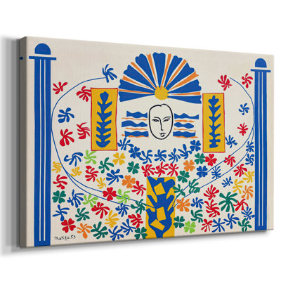 Large Decoration with Masks (La Grande Décoration aux Masques)-Henri Matisse-Gallery Wrapped Canvas-1953