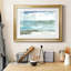 «Shimmering Shore Macro», reproduction encadrée de qualité supérieure - prête à être accrochée-2058066275-2058066272