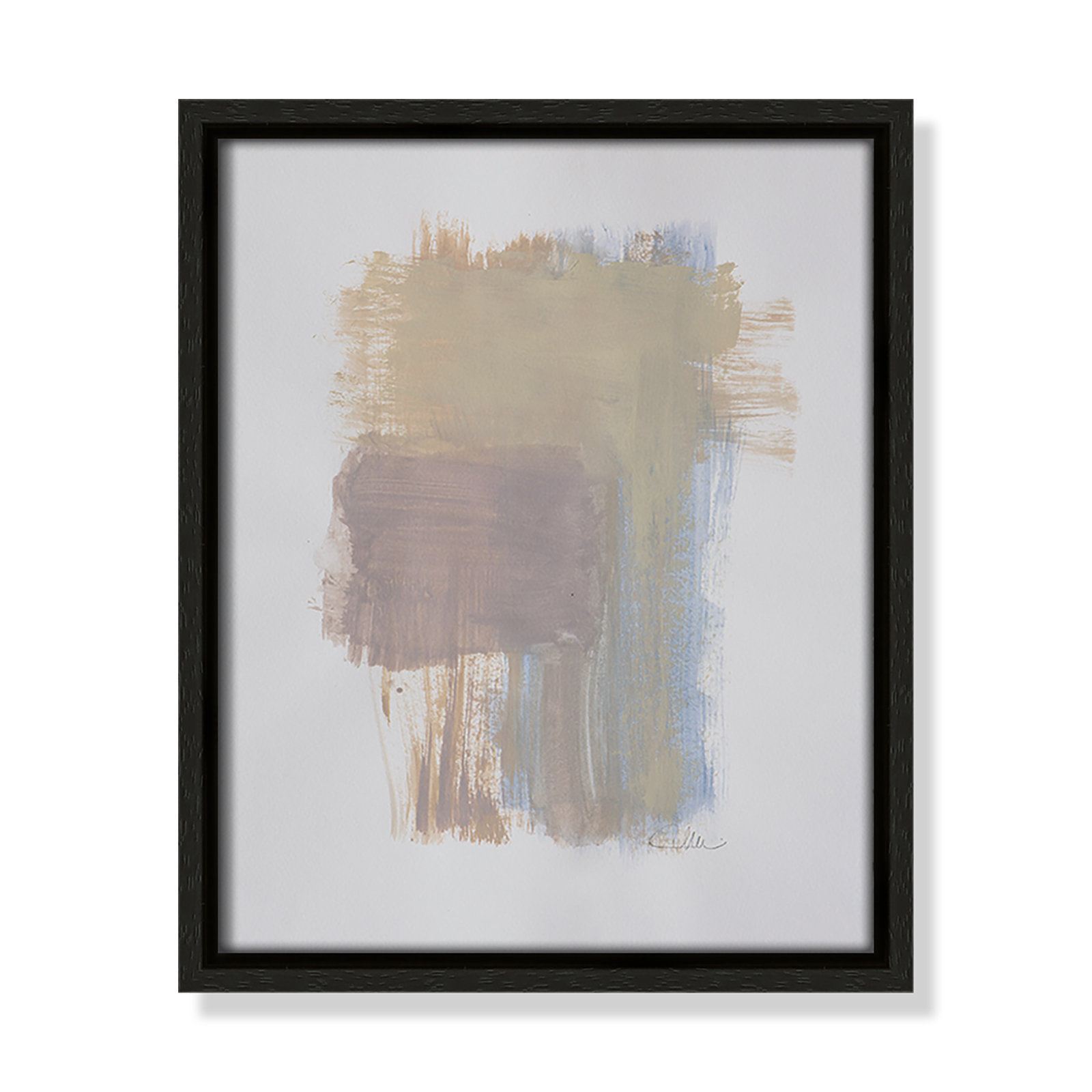 Esmeray "Powder Room Wash I" Print by Filippo Ioco, Espresso Framed, 11.5" H x 9.5" W x 2" D