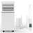 10,000 BTU Portable Air Conditioner , 3-in-1 AC Cooler Dehumidifier Fan with LED Display, Remote Control, Quiet, Sleep Mode, 360° Casters, Window Kit for Room Office Apartment Garage-125119949
