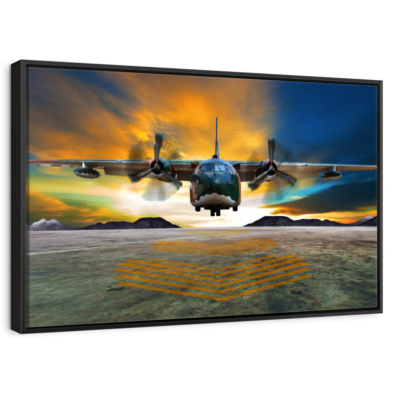 Mehar Air Force Aircraft, 17" H x 25" W