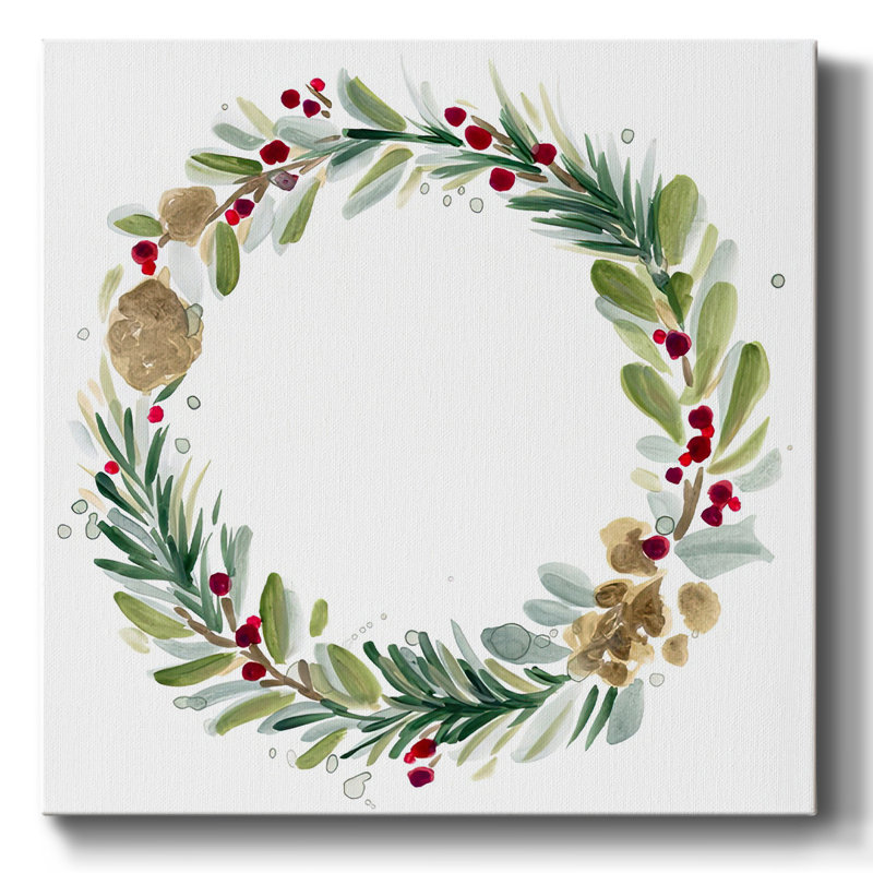 Warm Winter Wishes II, H 10 po x l 10 po x P 1,5 po