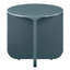 Table de bout ronde, bleu sarcelle ultrabrillant