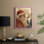 «Christmas Holiday Art DCxxxi», reproduction d'art encadrée - bois massif