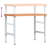 100cm W Solid Wood Top Height-Adjustable Workbench