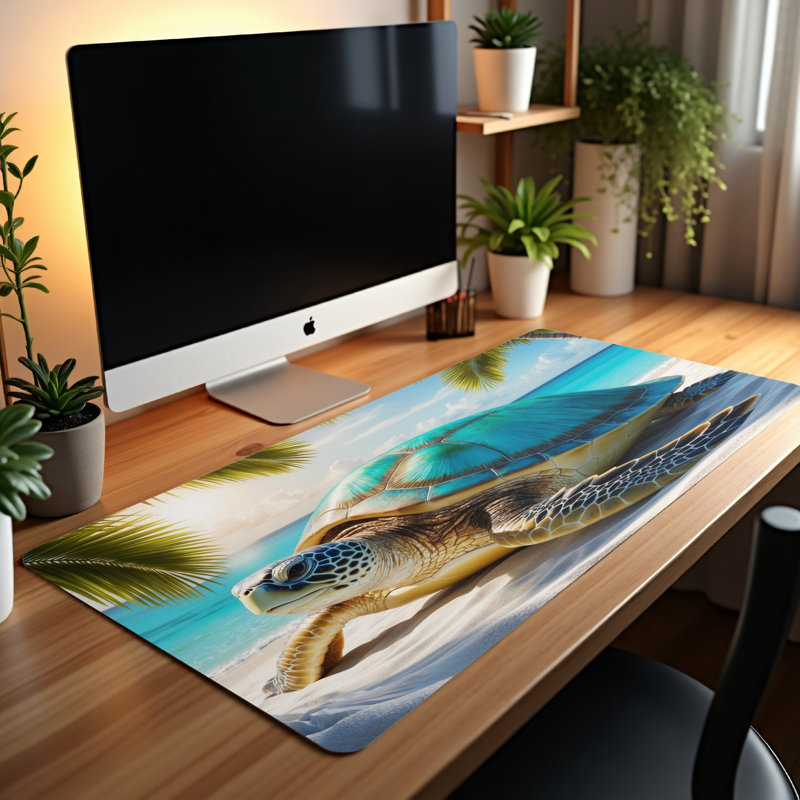 Polyester Desk Pad, 31.5x15.5